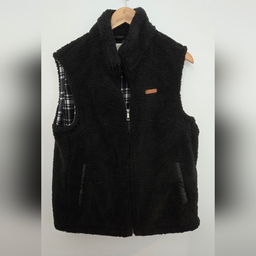 🫣Women's Black Fleece Vest